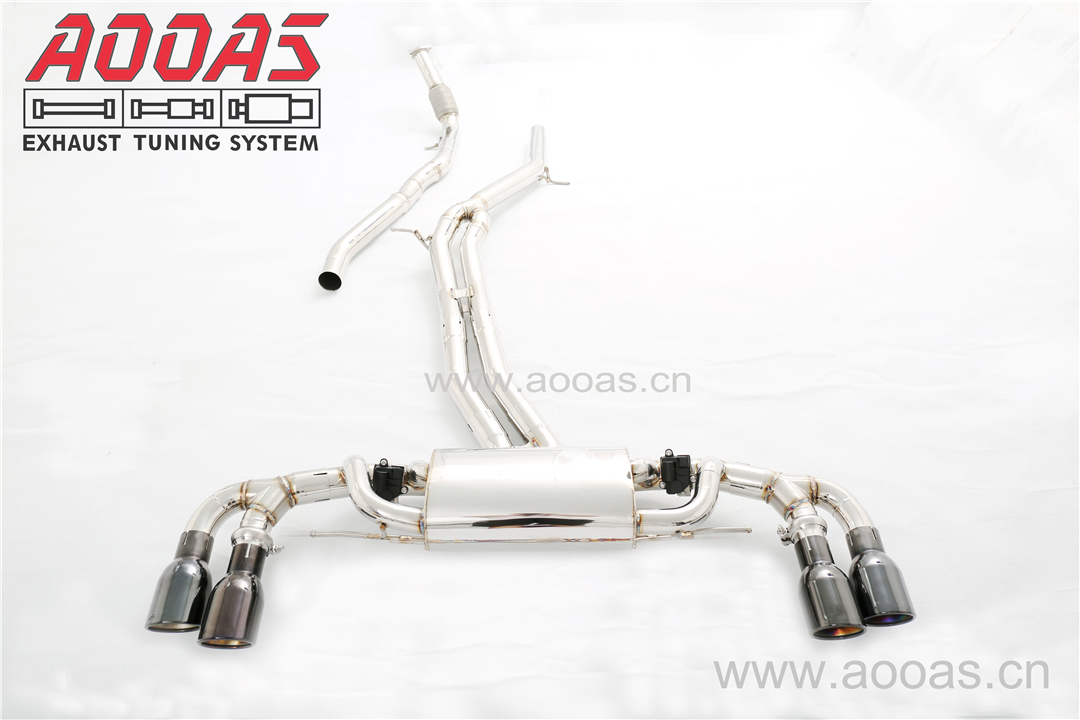 2018 Porsche Cayenne All SS304 / Front Pipe + Valvetronic Catback System